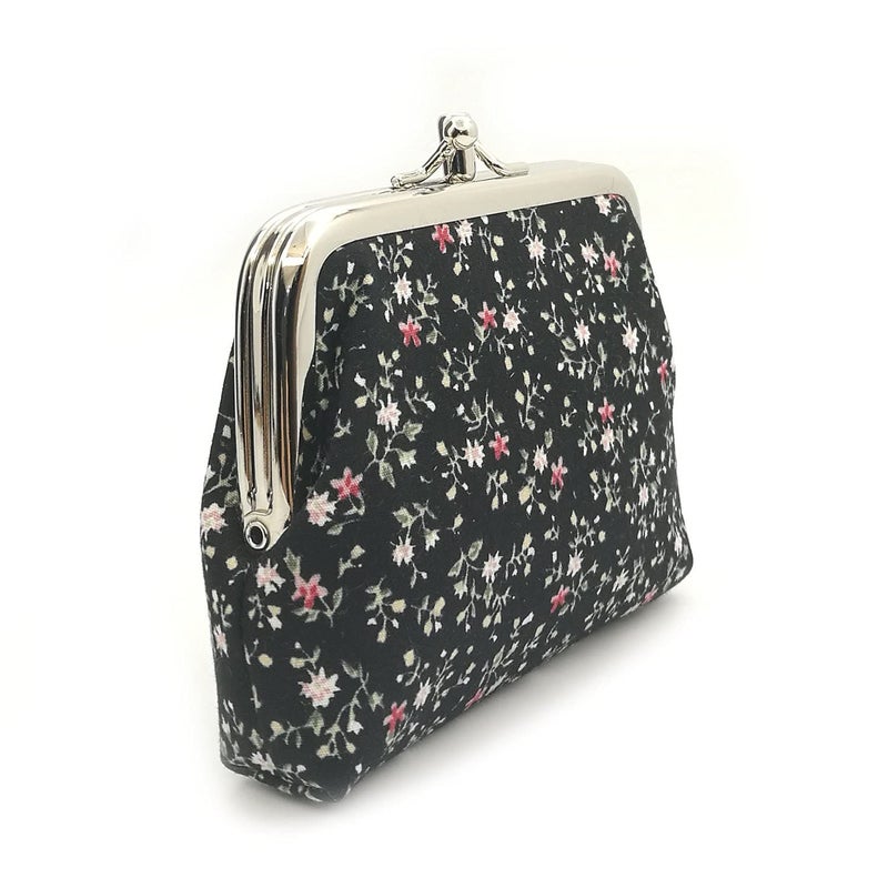 Sanxiner Cute Floral Buckle Coin Purses Vintage Pouch Kiss-lock Change Purse Wallets - Image 2